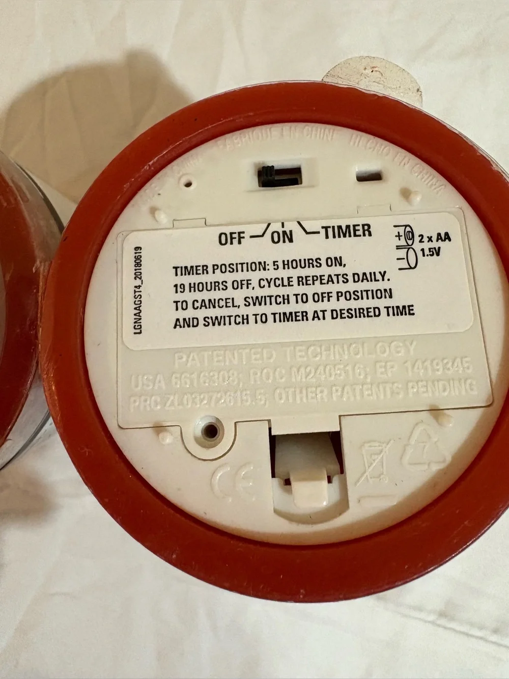 Hudson 43 Red Flameless LED Wax Candle Pair